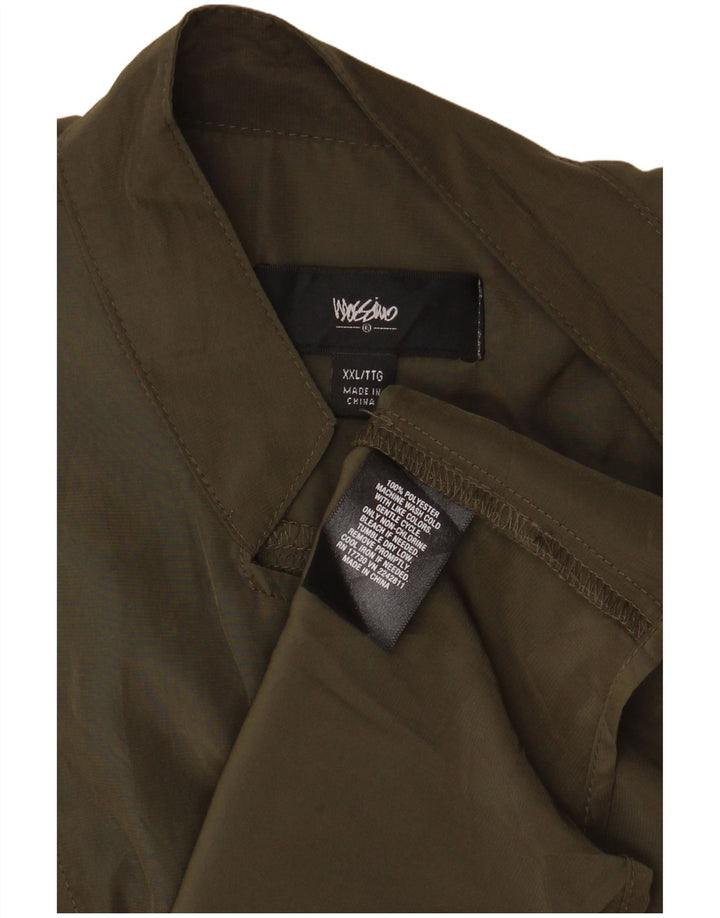 Mossimo Blusa Militar Sin Mangas para Mujer UK 20 2XL Caqui Poliéster