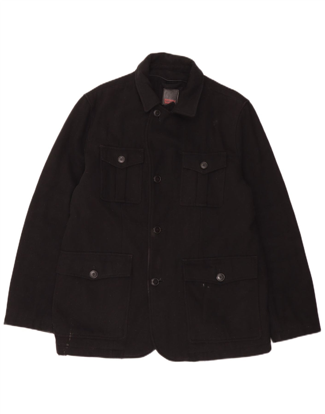 Levi's Chaqueta utilitaria para hombre UK 40 Large Lana negra