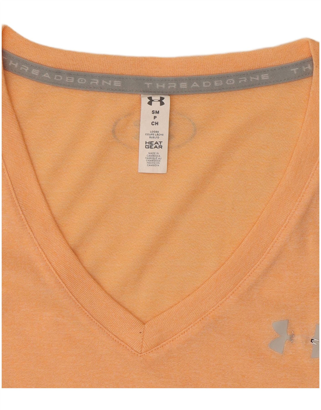 Under Armour Camiseta para mujer Top UK 12 Medium Naranja