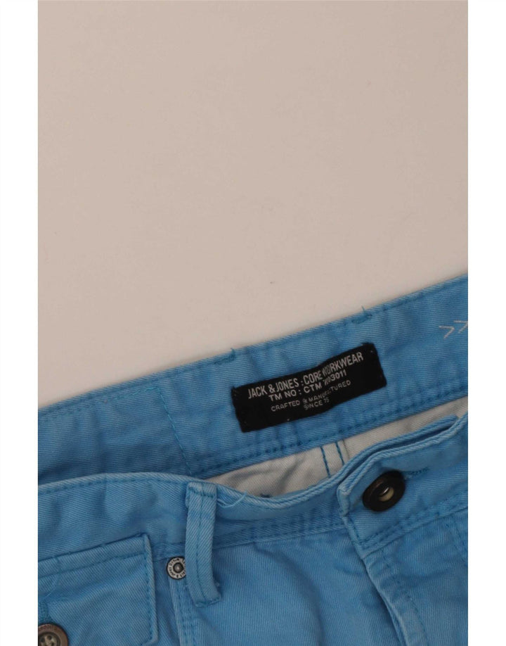 Jack & Jones Hombre Shorts Vaqueros W32 Azul Medio