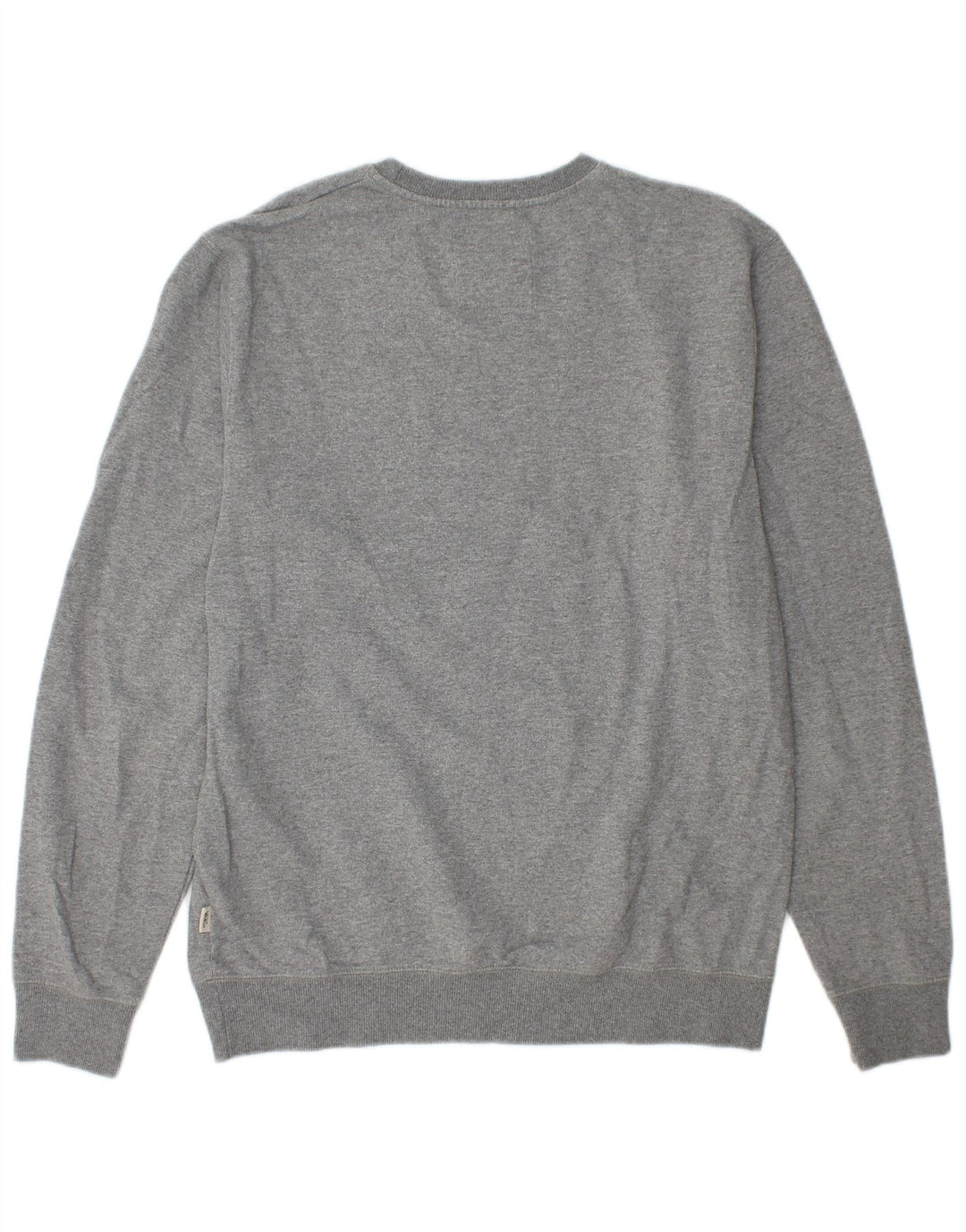 Vans Hombre Sudadera con gráfico tipo jersey de algodón moteado en gris medio