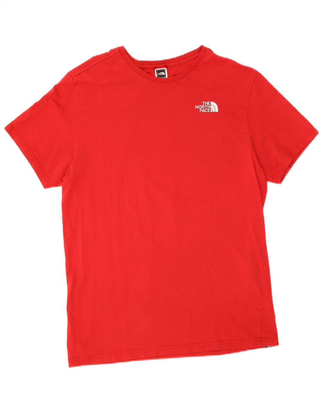 THE NORTH FACE Mens Graphic T-Shirt Top Medium Red