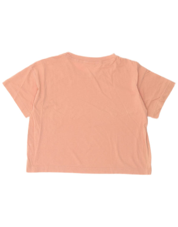 Champion Camiseta Corta Gráfica para Mujer UK 10 Small Pink