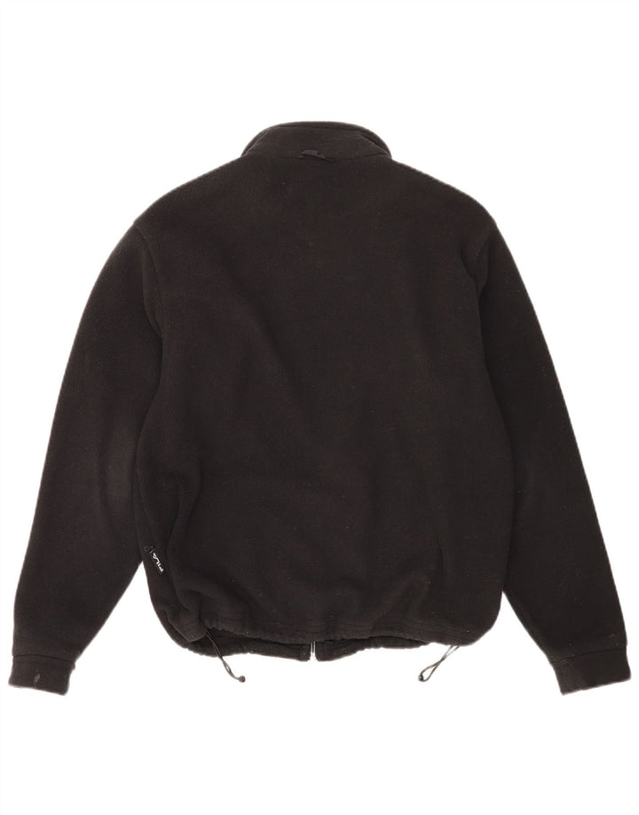 Fila Mens Liner Fleece Jacket UK 36 Small Poliéster negro