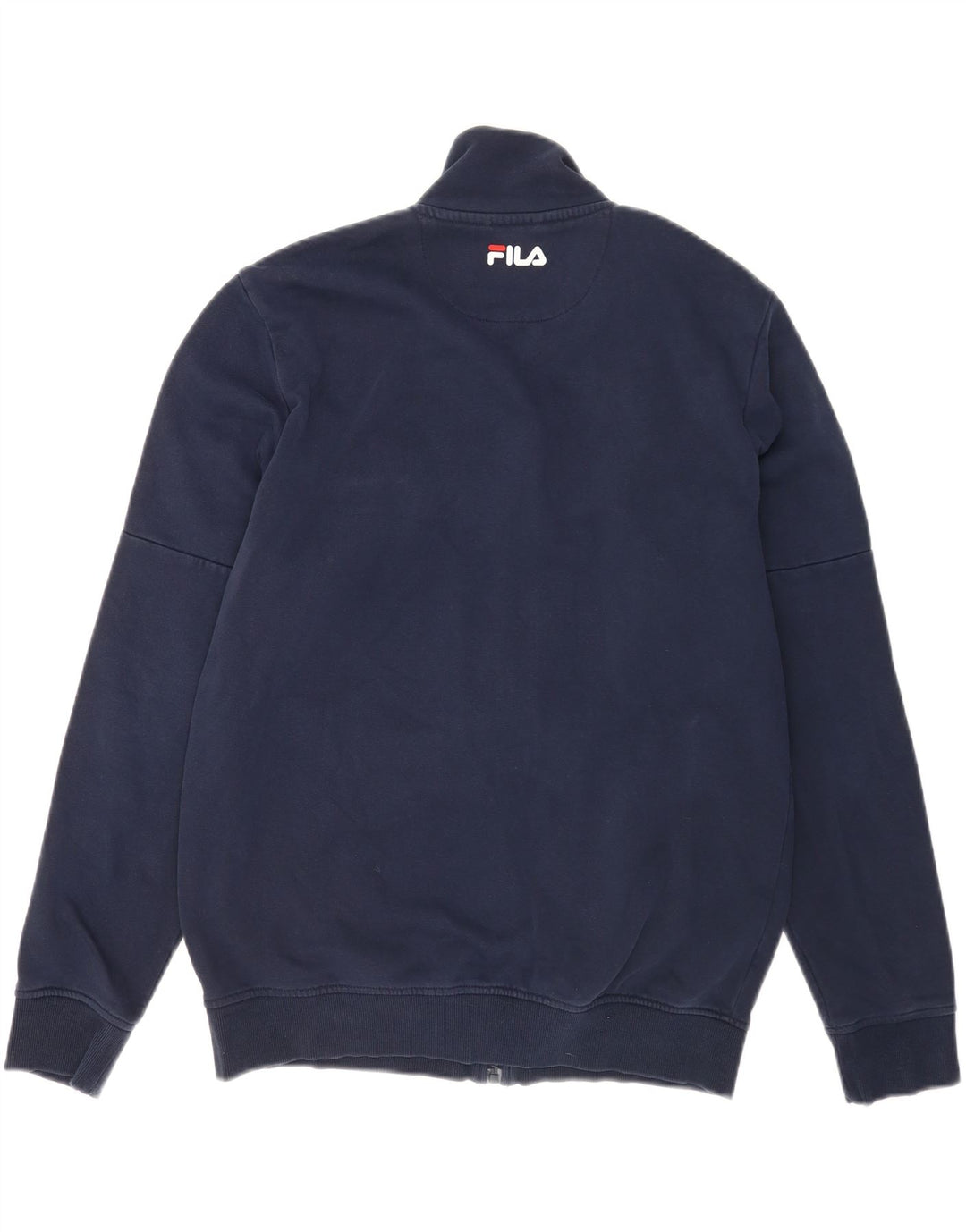 Fila Mens Chándal Top Chaqueta Grande Azul Marino Rayas