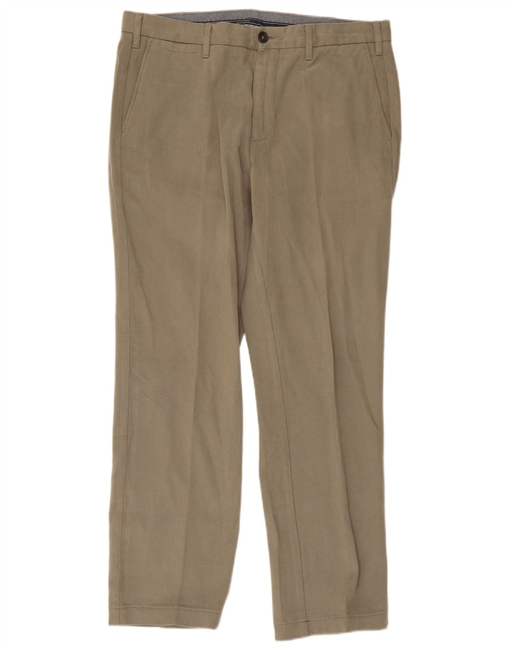 HENRY COTTONS Pantalón chino recto para hombre IT 50 Large W34 L29 Beige