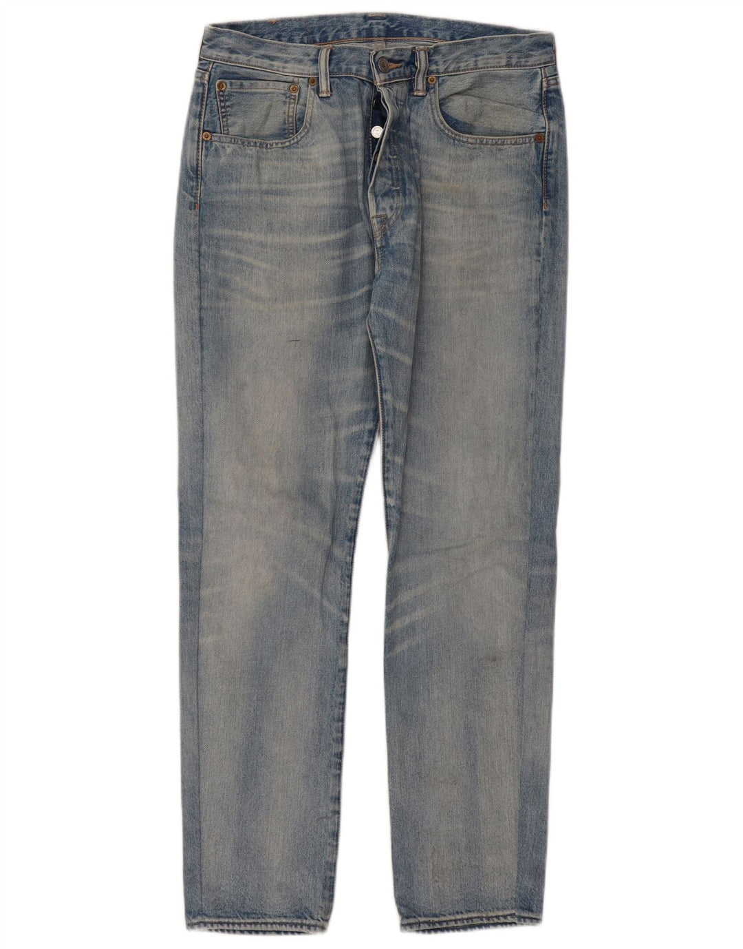 Levi's Hombre 501 Vaqueros Rectos W32 L30 Algodón Azul