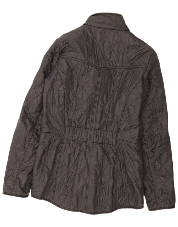 Barbour Chaqueta acolchada para mujer UK 10 Small Black Classic