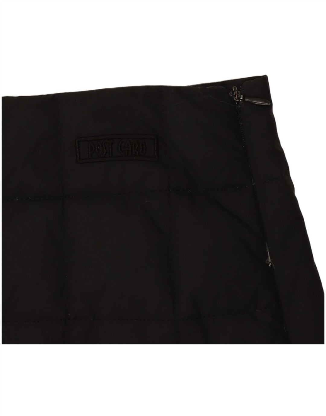 Post Card Falda larga acolchada para mujer UK 10 Small W30 Poliamida negra