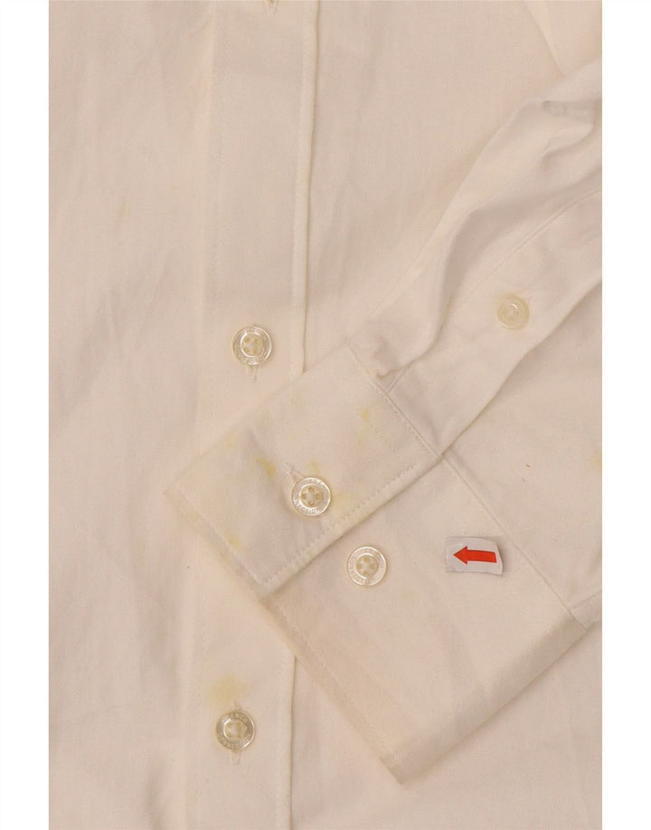 Camisa para hombre French Connection Grande de algodón blanco