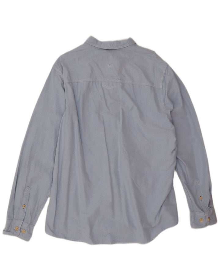 Camisa Hombre Fat Face XL Algodón Azul