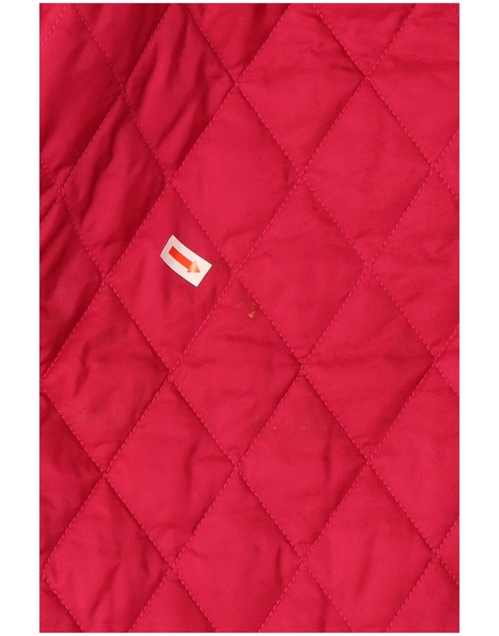 BARBOUR Girls Quilted Jacket 14-15 Years 2XL Pink Polyamide