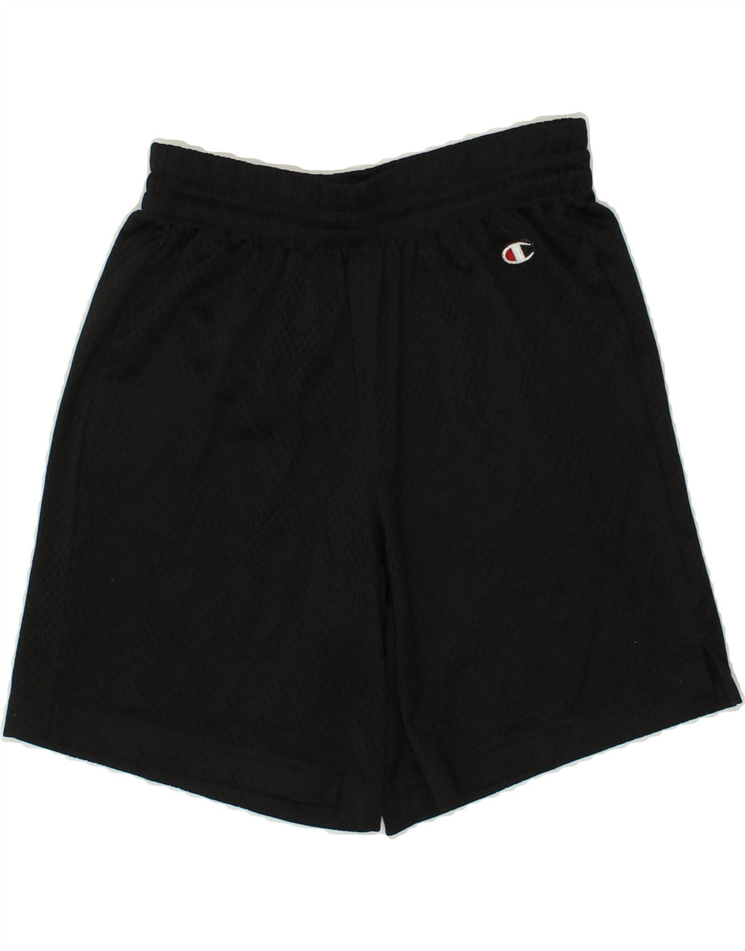 CHAMPION Boys Sport Shorts 11-12 Years Black Polyester Vintage Champion and Second-Hand Champion from Messina Hembry 