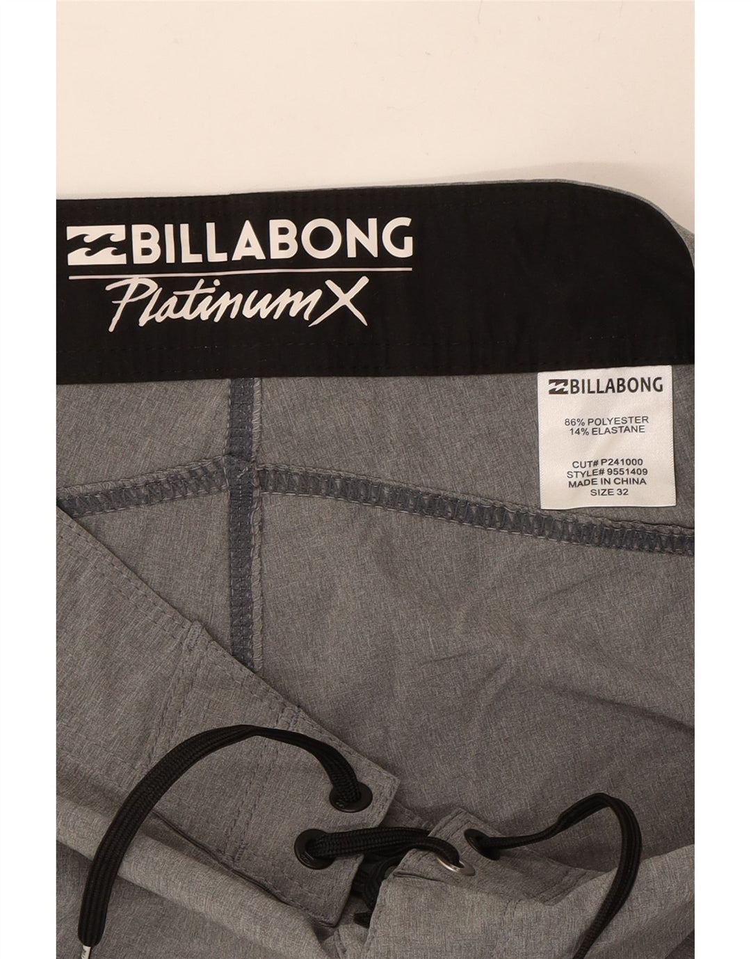 BILLABONG Mens Graphic Swimming Shorts Medium  Grey Polyester Vintage Billabong and Second-Hand Billabong from Messina Hembry 