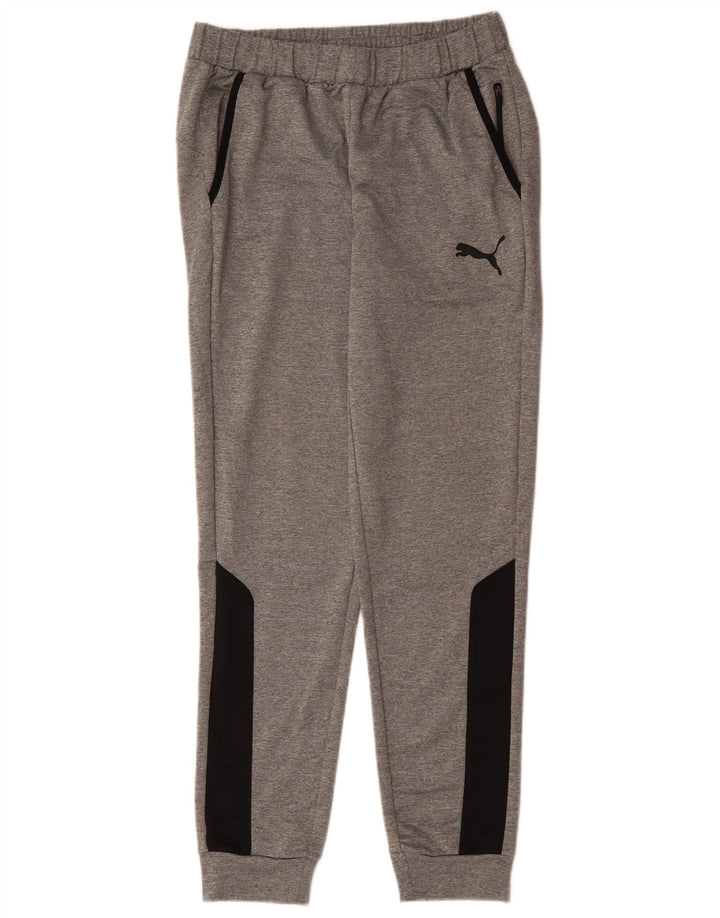Pantalones De Chándal Puma Joggers Gris Medio Colorblock Poliéster