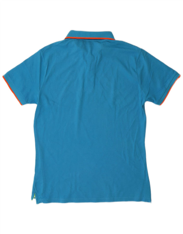 PEUTEREY Polo Hombre Algodón Azul Medio