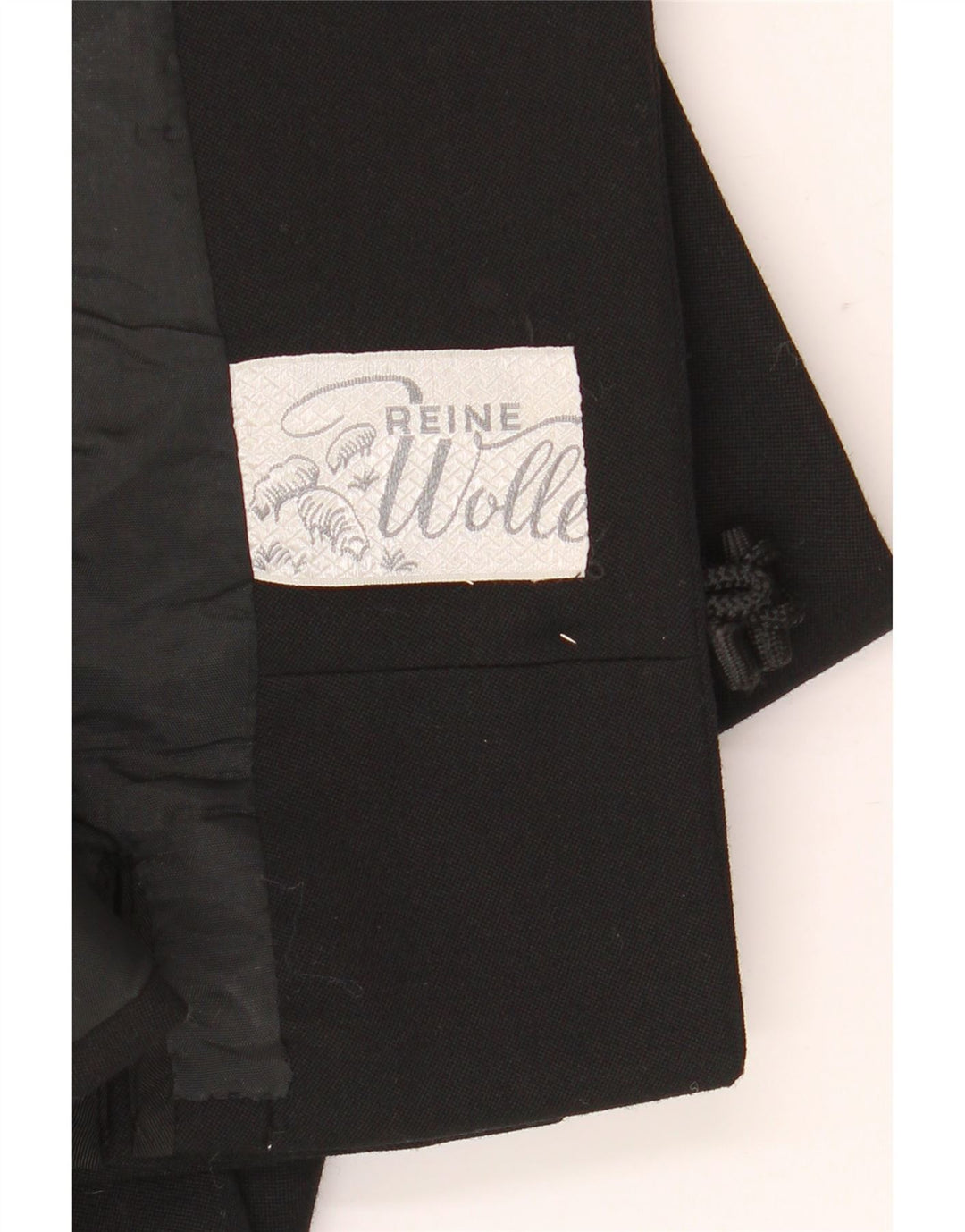 Reine Wolle Chaqueta tipo blazer con 3 botones y manga 3/4 para mujer UK 40 Medium Black