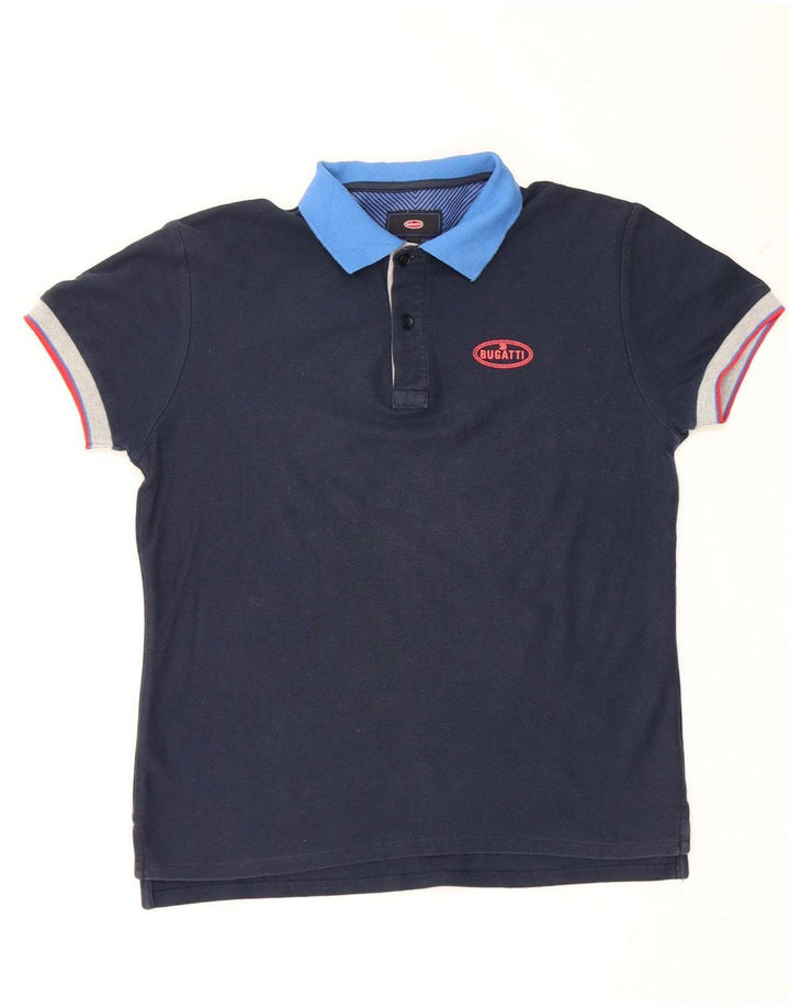 Bugatti Polo Niño 13-14 Años Azul Marino Algodón