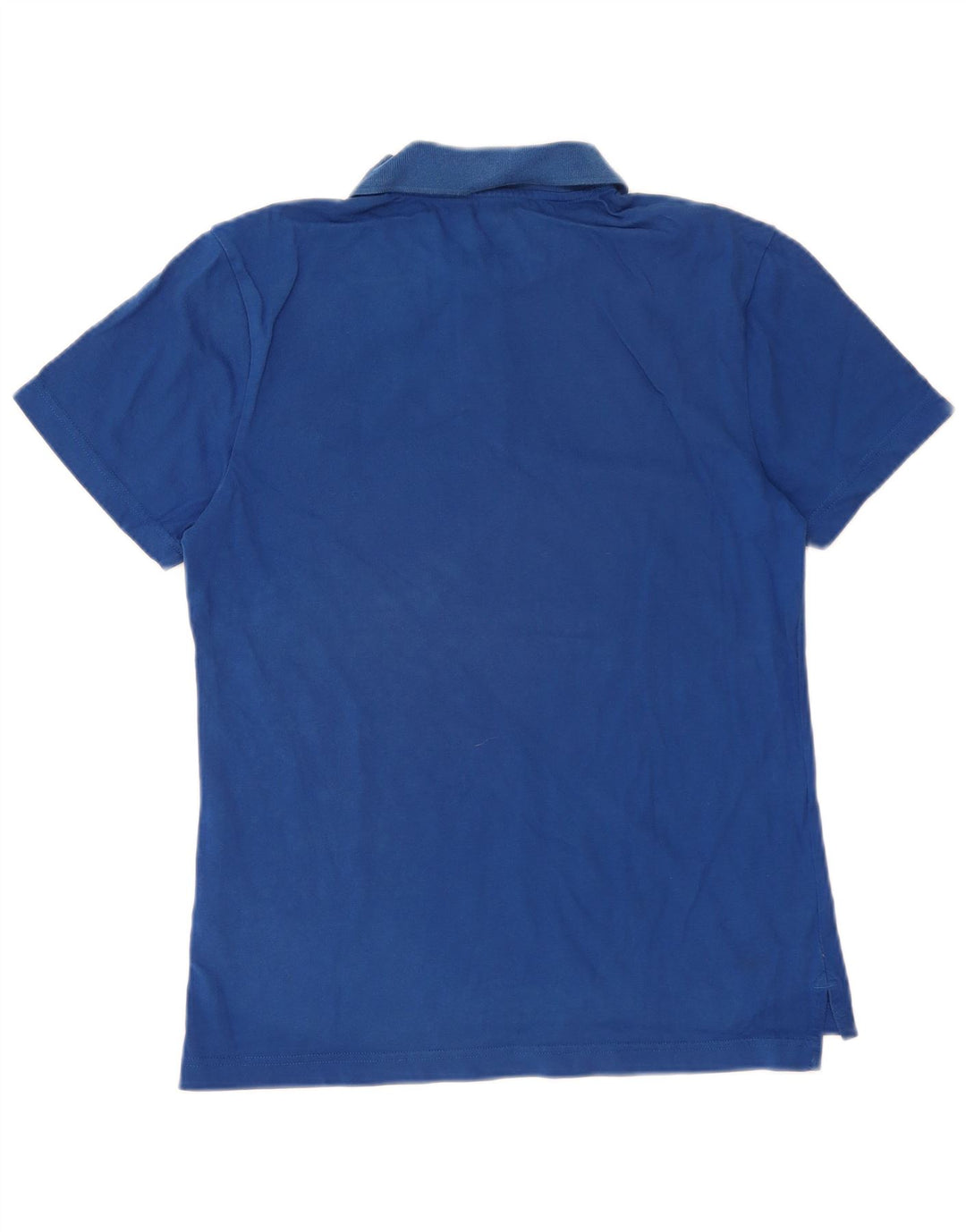 Nike Polo Hombre UK 38/40 Azul Medio Algodón