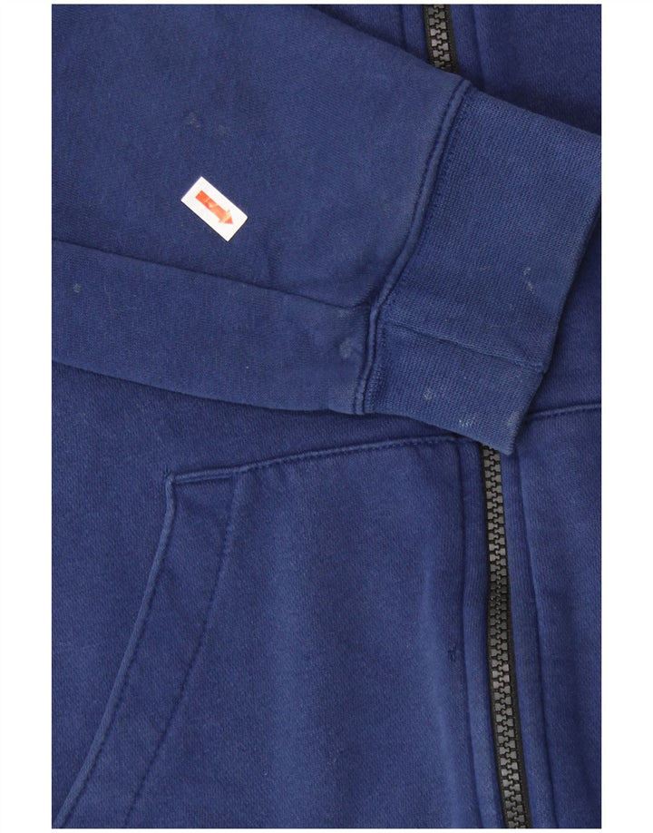 Nike Boys Air Zip Sudadera con capucha 13-14 años XL Azul Colorblock Algodón