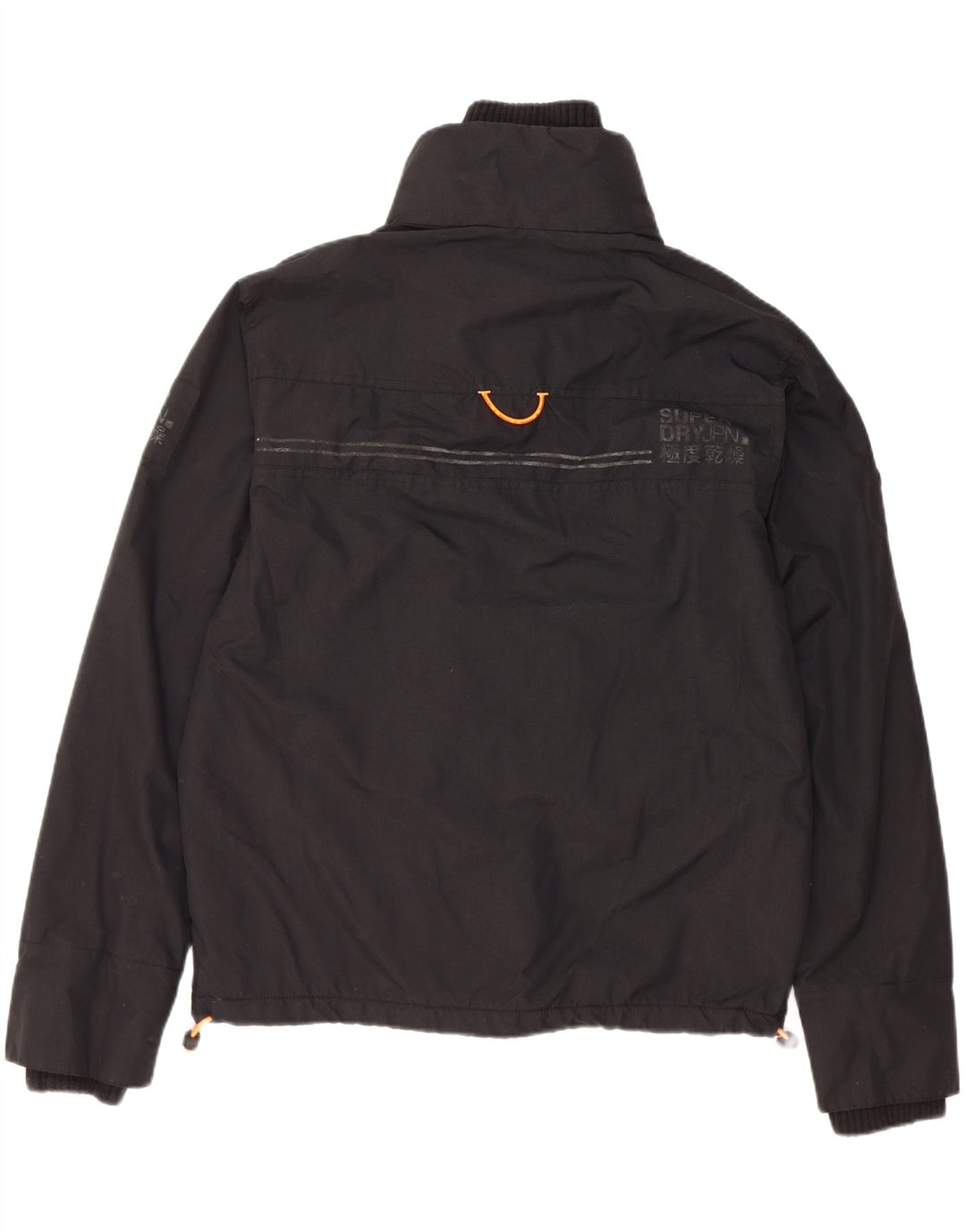 SUPERDRY Chaqueta cortavientos para hombre UK 40 Large Black Nylon