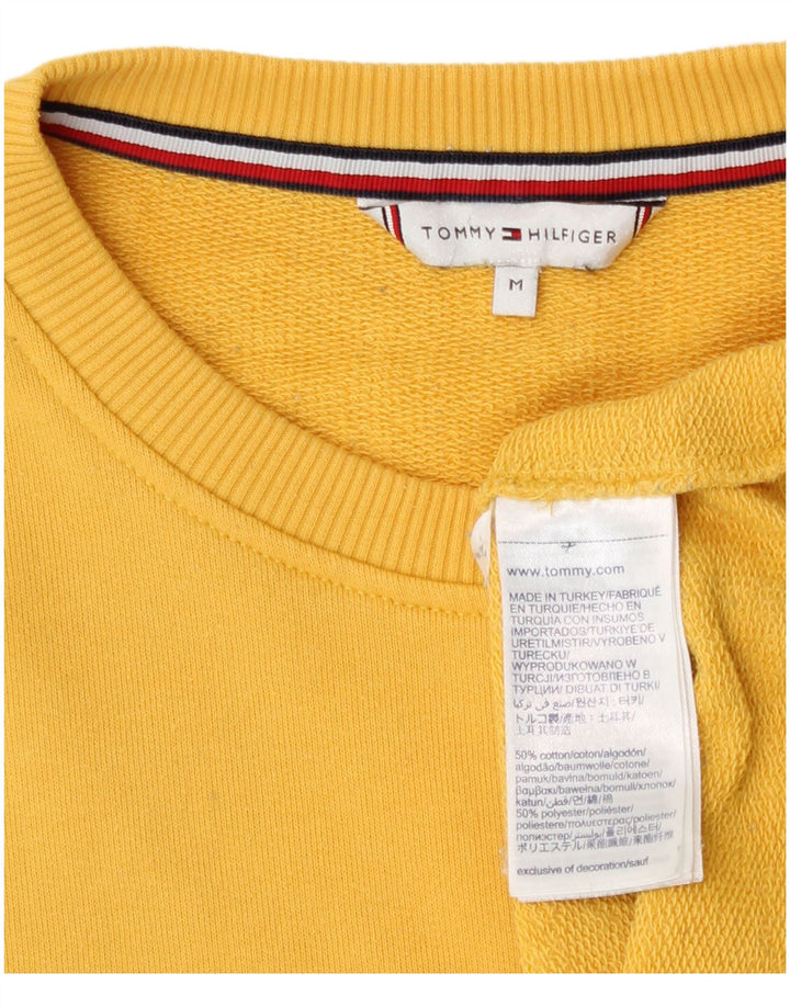 Tommy Hilfiger - Sudadera para mujer, talla 40, color amarillo mediano