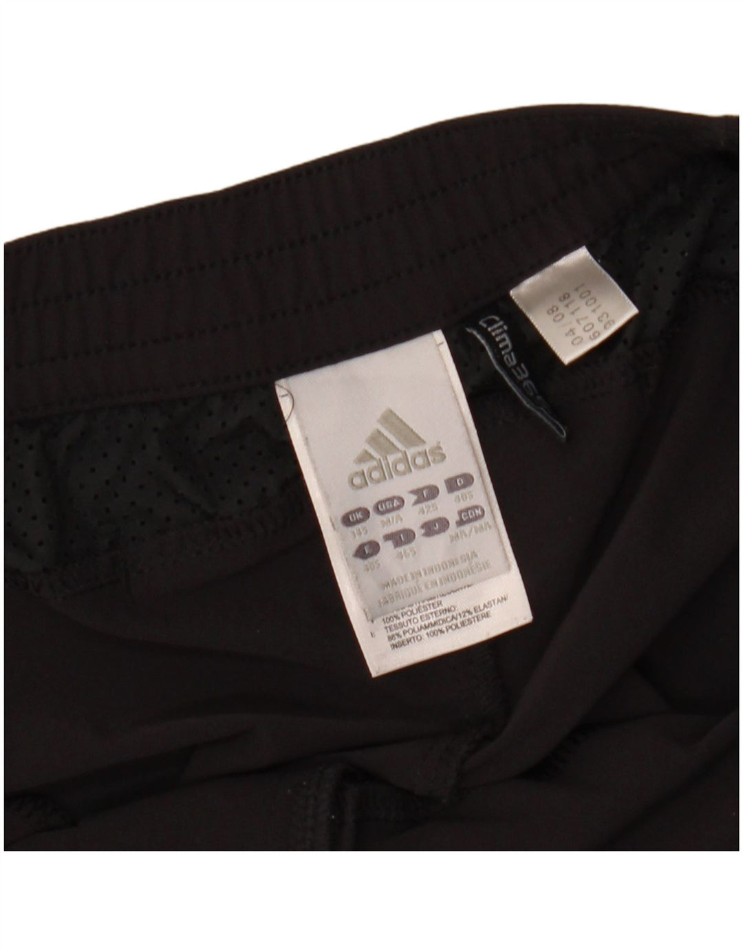Adidas Mujer Clima 365 Cargo Pantalones Reino Unido 14 Grande W34 L31 Negro Nylon