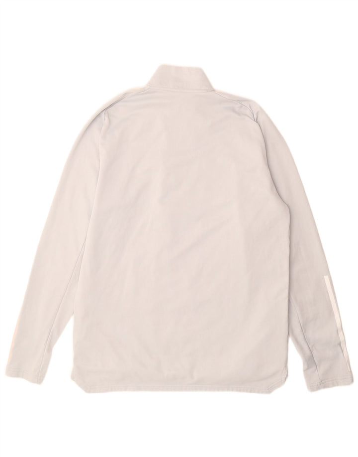 Adidas Hombre Deutscher Fussball Bund Jersey Chándal Top Gris Medio