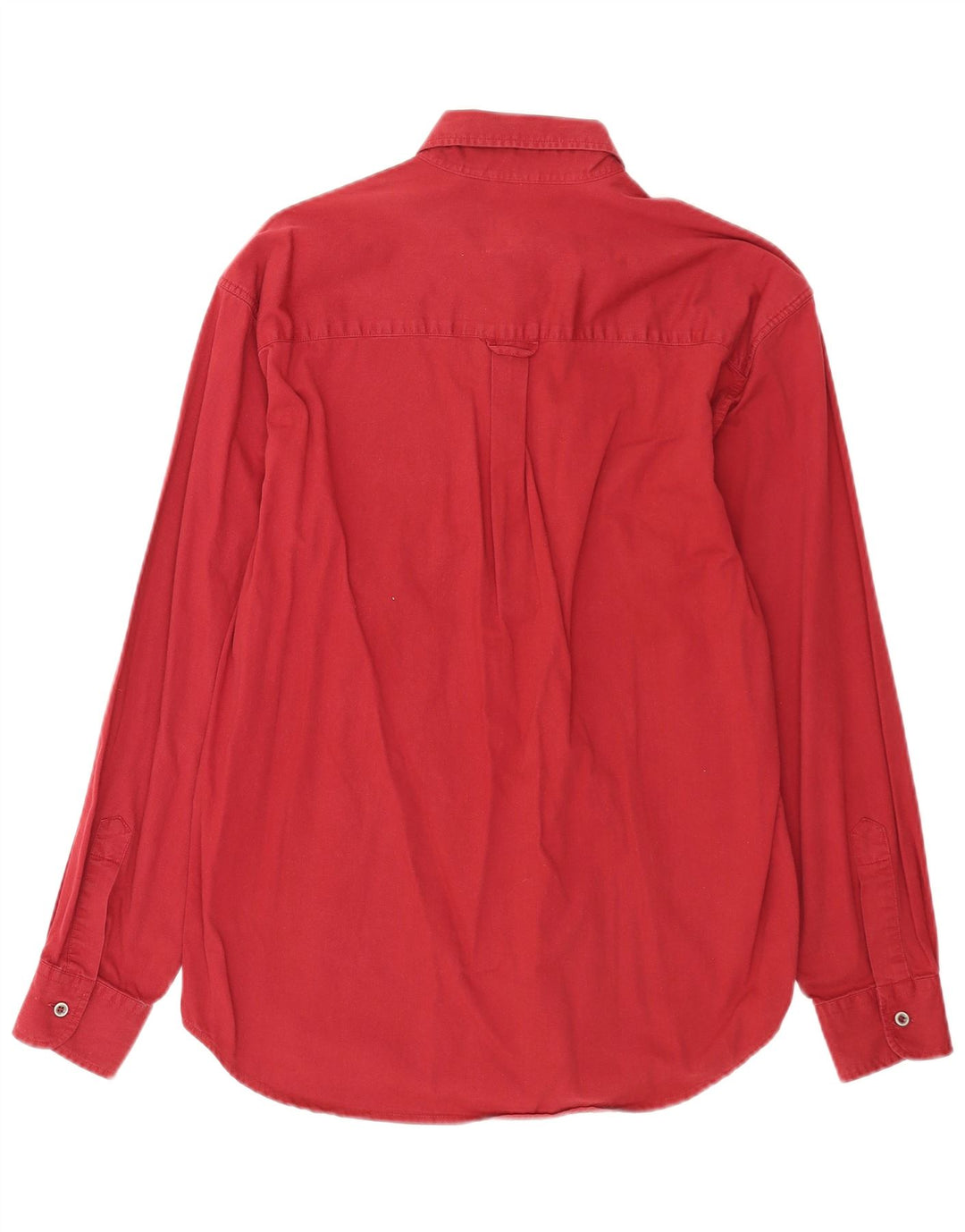 Camisa Carrera Hombre Algodón Rojo Mediano