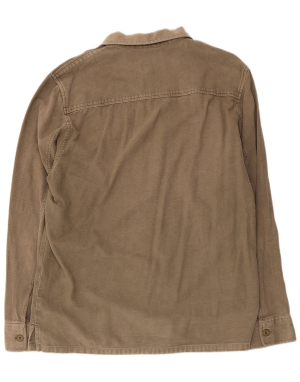 Camisa Sobrecamisa Gas Hombre Grande Caqui