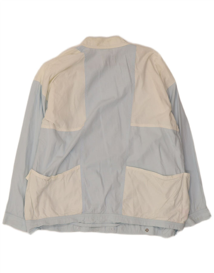 PENNY BLACK Chaqueta utilitaria para mujer UK 40 Grande Azul Colorblock Algodón