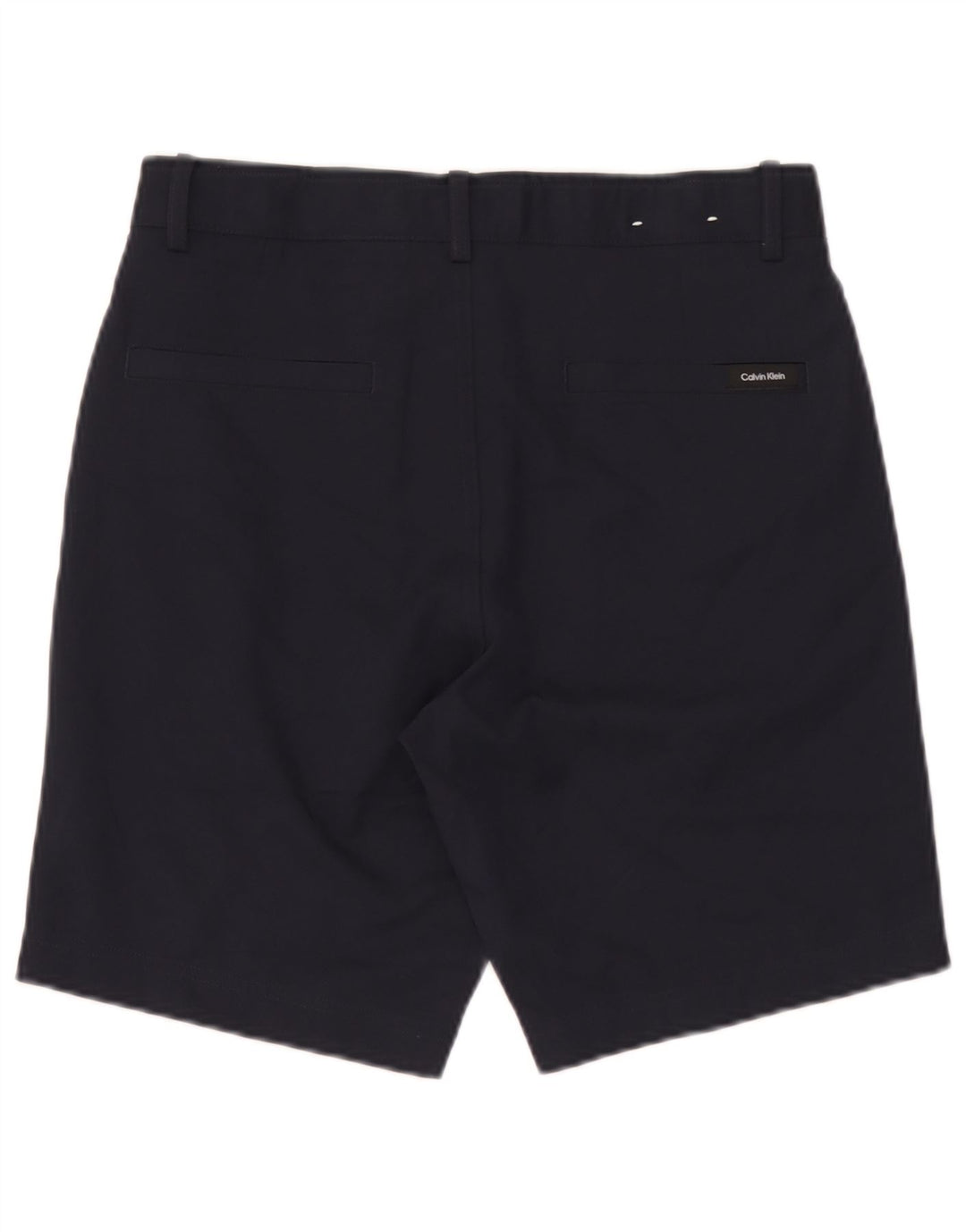 Pantalones cortos casuales para hombre Calvin Klein W30 Poliéster azul marino mediano