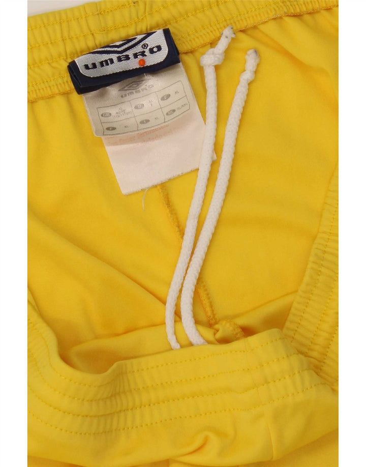Umbro Conjunto gráfico de 2 piezas para hombre XL Poliéster color block amarillo