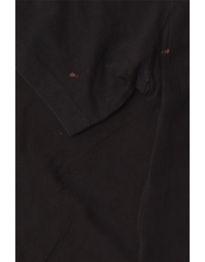 NIKE Camiseta con gráfico alto para hombre, talla mediana, negro