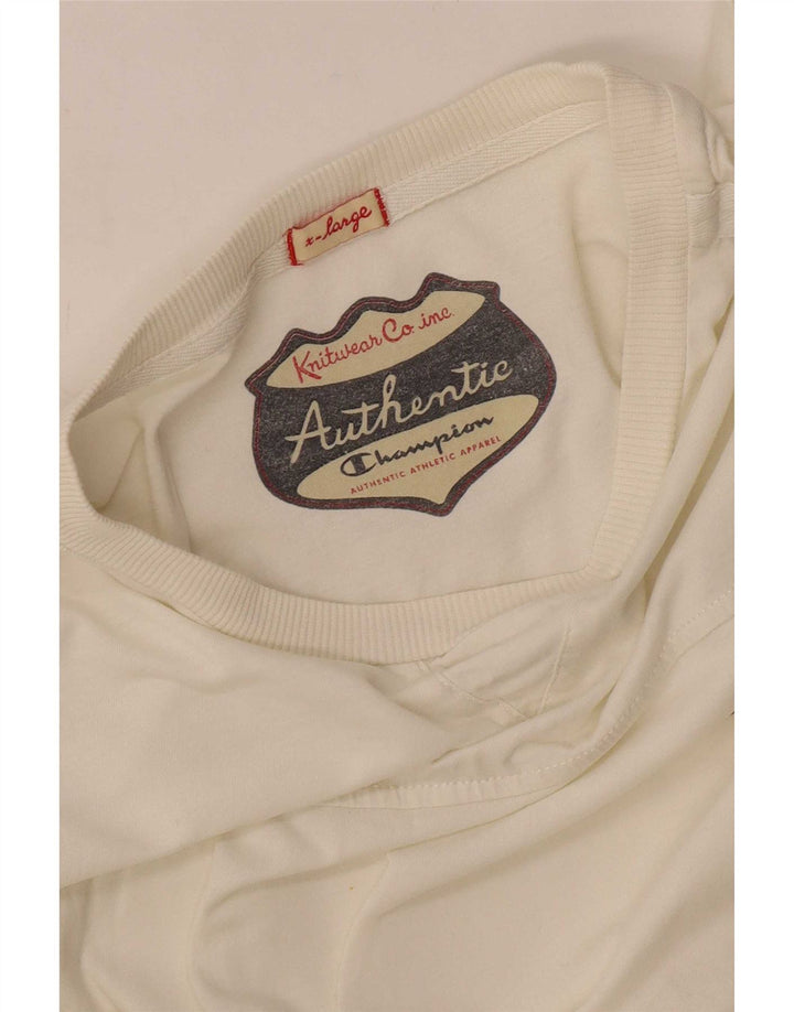 Champion Camiseta Hombre Top XL Blanco