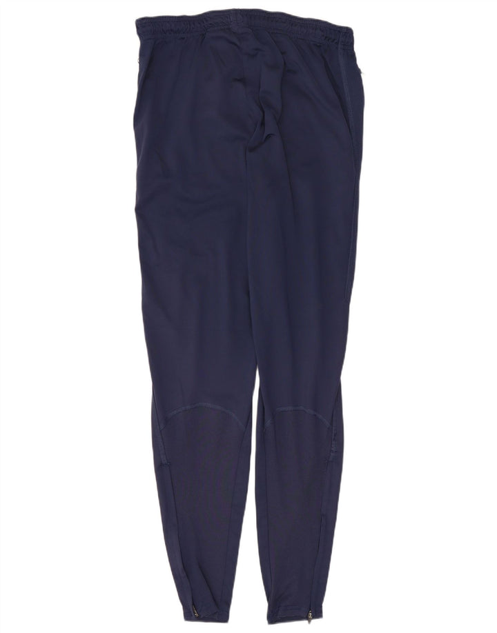 Nike Dri Fit - Pantalón de chándal para hombre, talla pequeña, poliéster, color azul marino