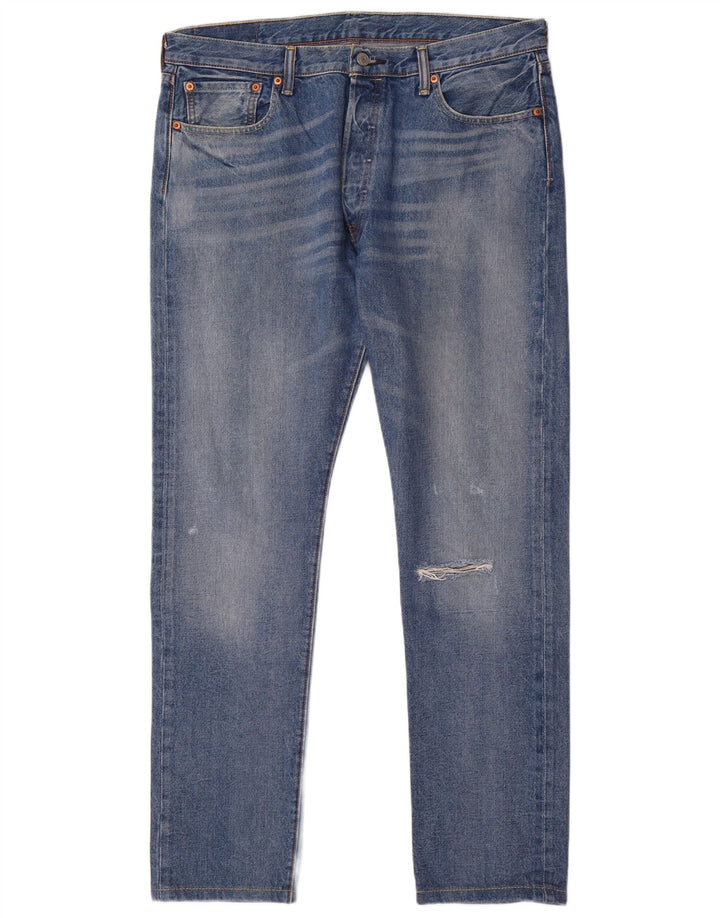 Levi's Jeans rectos 501 para hombre W36 L34 Algodón azul