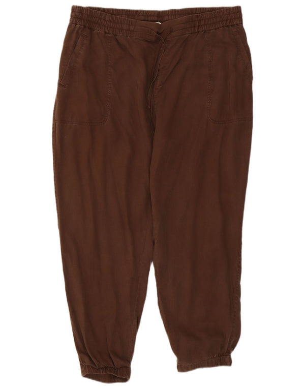 Pantalones cortos tipo jogging para mujer de Fat Face UK 40 Large W38 L25 Lycra marrón