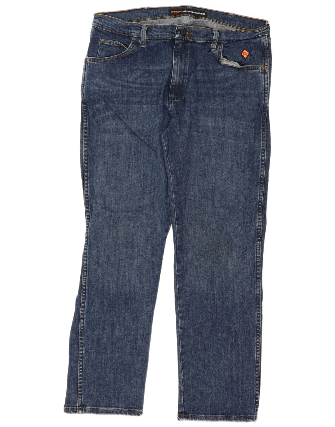 Vaqueros Wrangler Hombre Rectos W38 L30 Algodón Azul