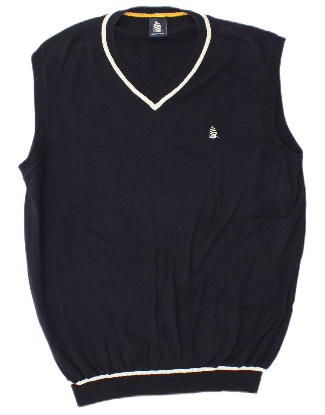 Marina Yachting - Chaleco para hombre, camiseta sin mangas, talla grande, azul marino