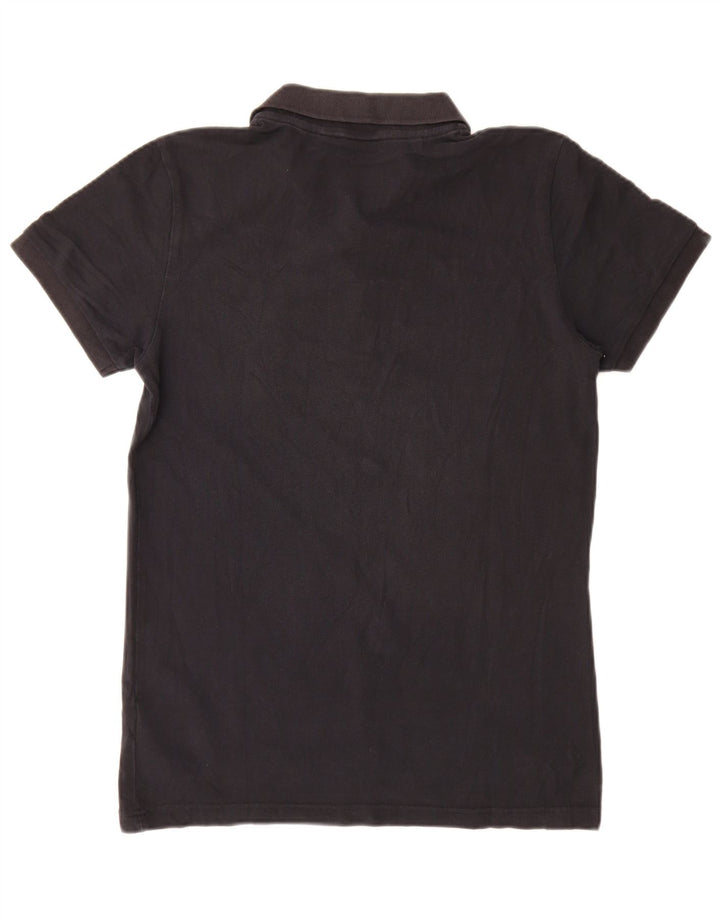 Polo Adidas Hombre Algodón Negro Mediano