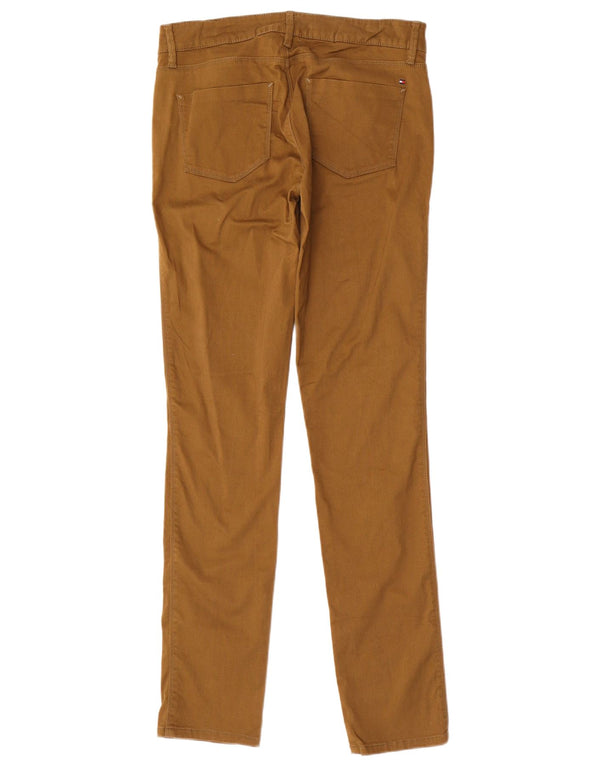 Tommy Hilfiger Pantalones Casuales Milan RW Slim Fit para Mujer W28 L33 Caqui