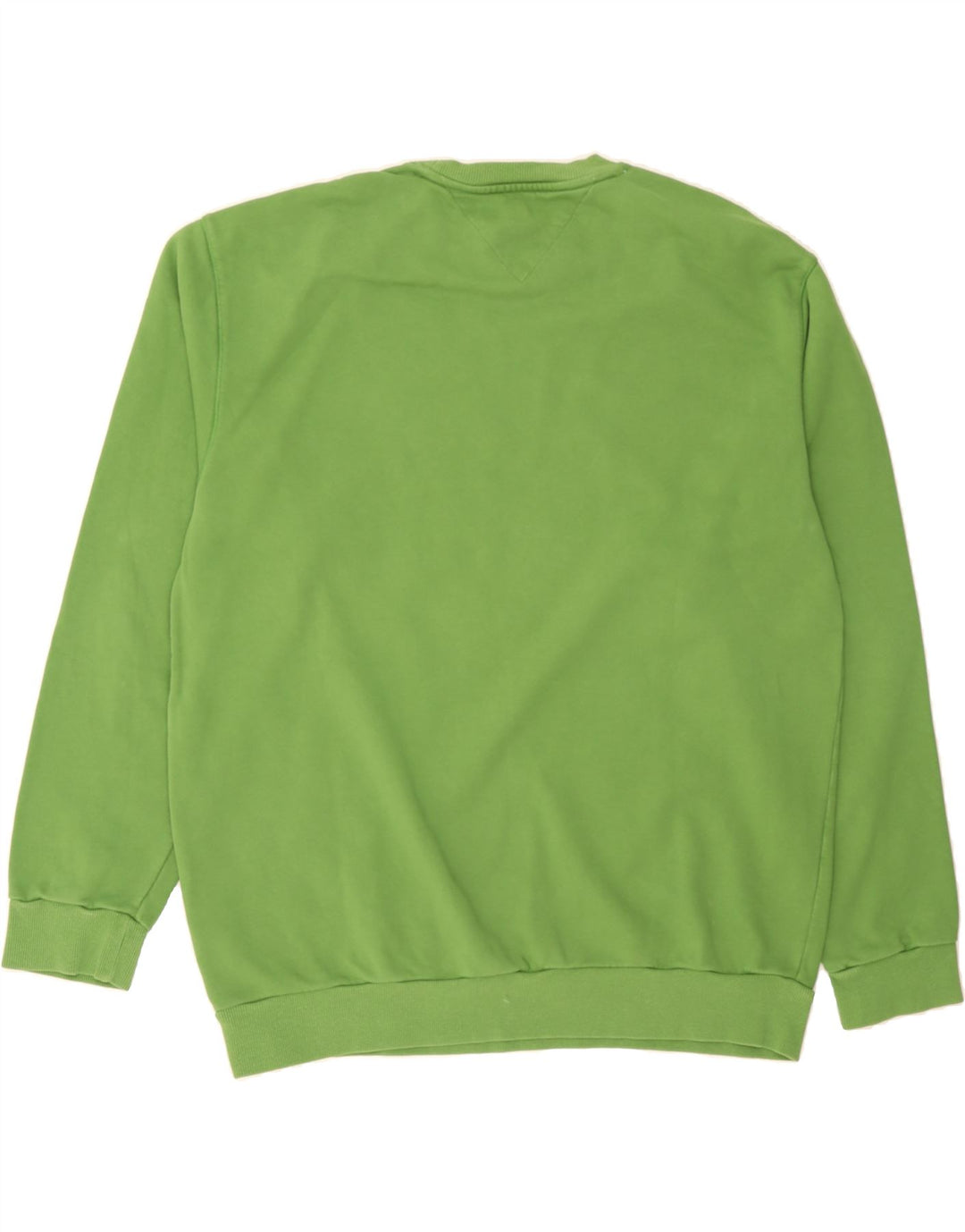 TOMMY HILFIGER Mens Sweatshirt Jumper XL Green Cotton Vintage Tommy Hilfiger and Second-Hand Tommy Hilfiger from Messina Hembry 