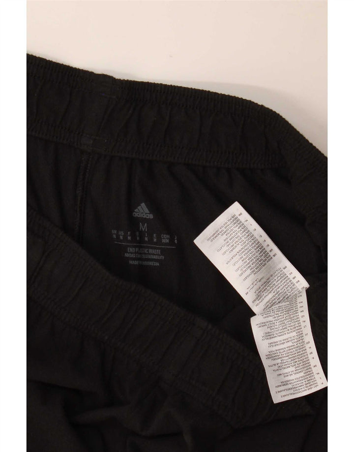 Adidas Pantalones cortos deportivos gráficos para hombre Algodón negro mediano