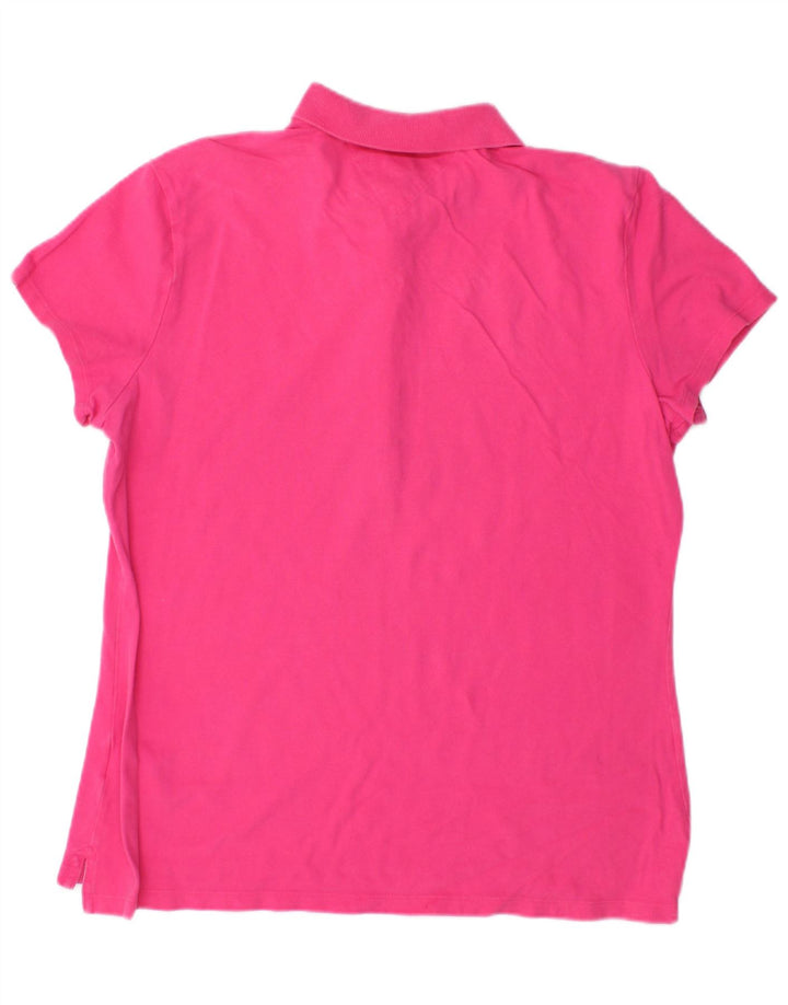 TOMMY HILFIGER Polo de Mujer UK 40 XL Algodón Rosa