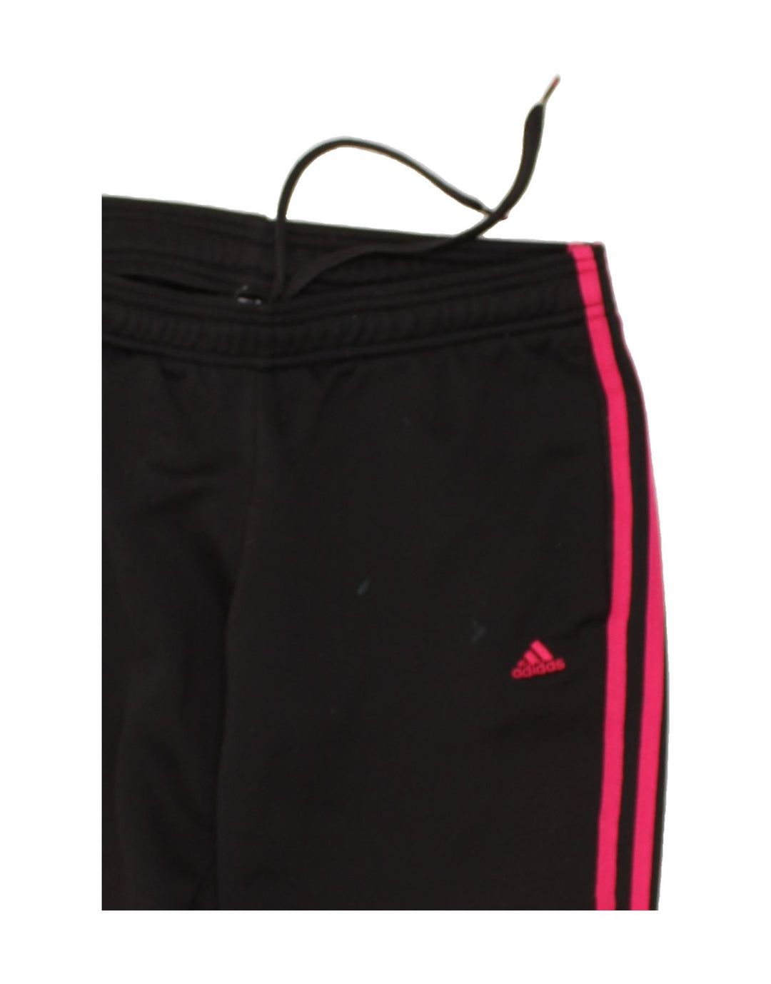 ADIDAS Mujer Climalite Chándal Pantalones UK 8/10 Pequeño Negro Poliéster
