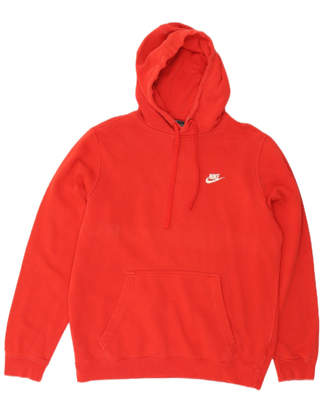 Nike - Sudadera con capucha para hombre, talla grande, color rojo, algodón
