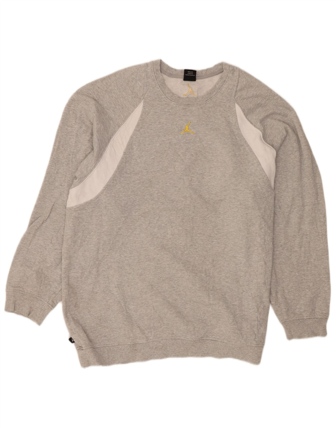 Jordan - Sudadera para hombre (2XL), color gris, algodón