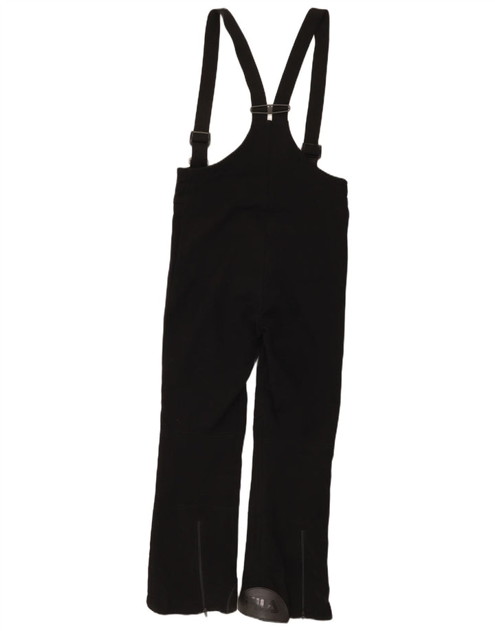 Fila Mujer Graphic Dungarees Pantalones De Esquí IT 46 Grande Poliamida Negra