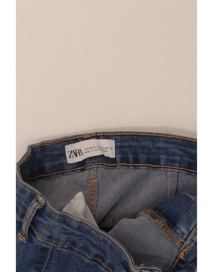 Zara Vaqueros Pitillo Mujer EU 40 Mediano W30 L29 Azul